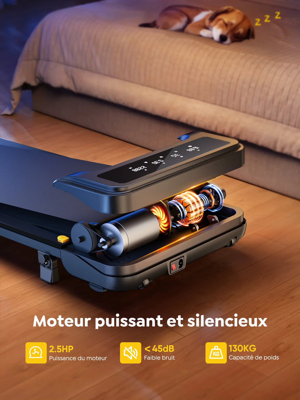 Tapis de marche bureau debout