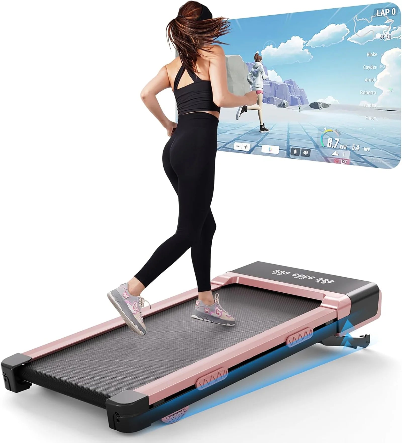 Tapis de marche avec inclinaison