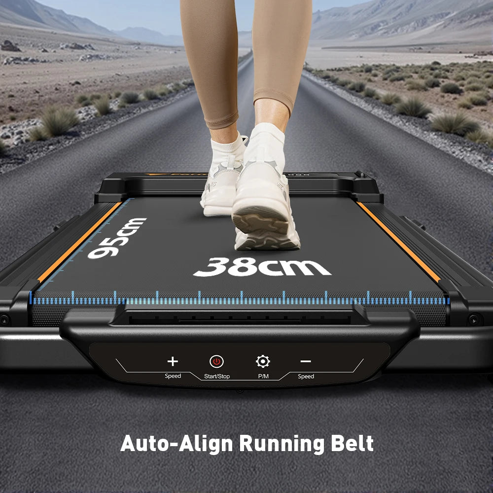 Tapis de marche inclinable et pliable