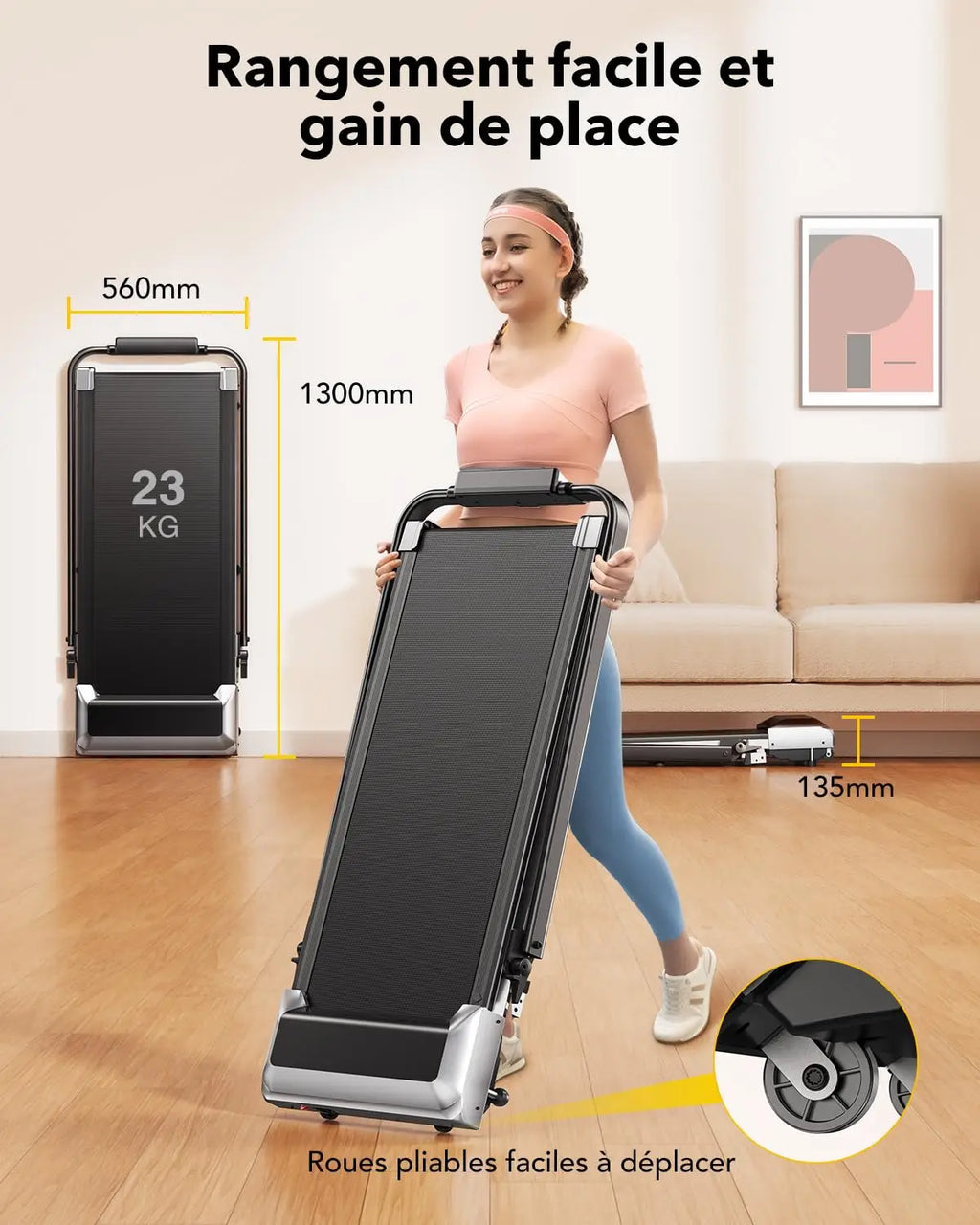 Tapis de marche pliant