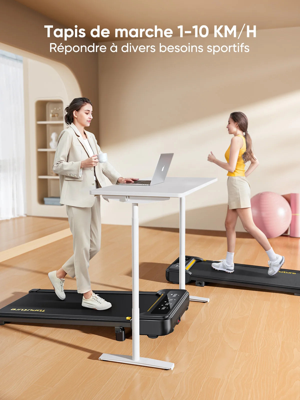 Tapis de marche bureau debout