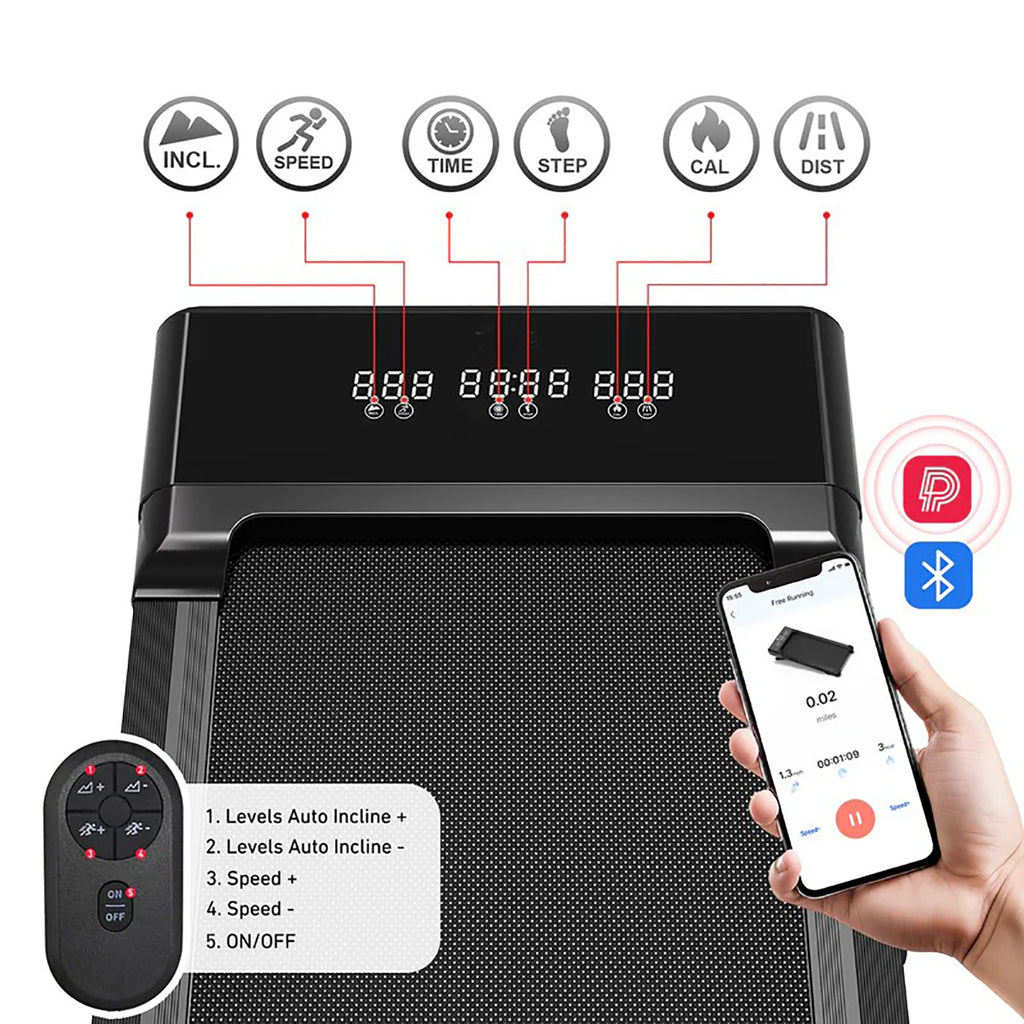 Tapis de marche avec inclinaison