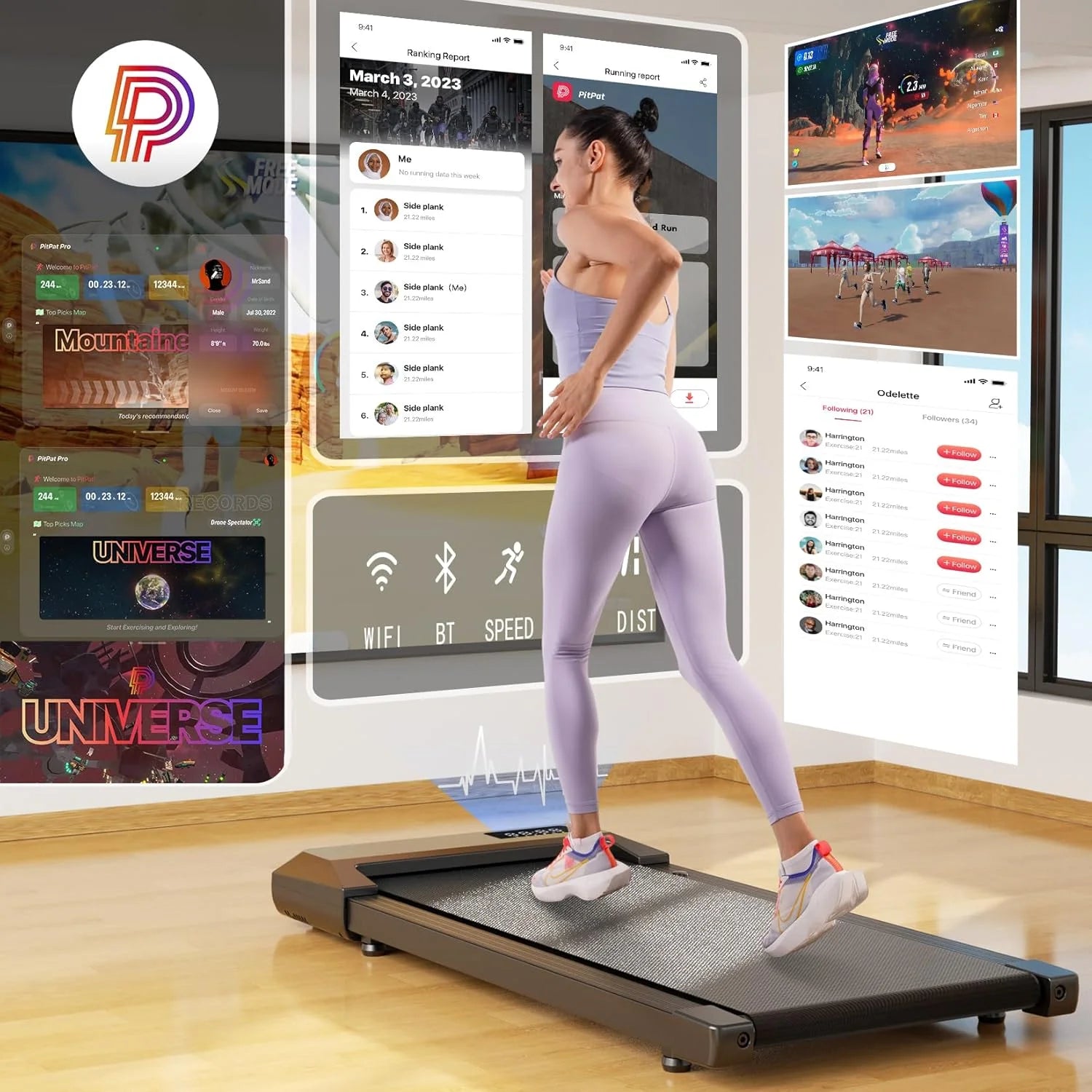 Tapis de marche pour bureau