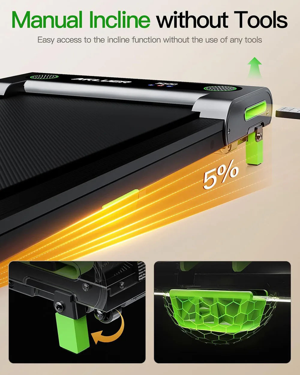 Tapis de marche sans moteur