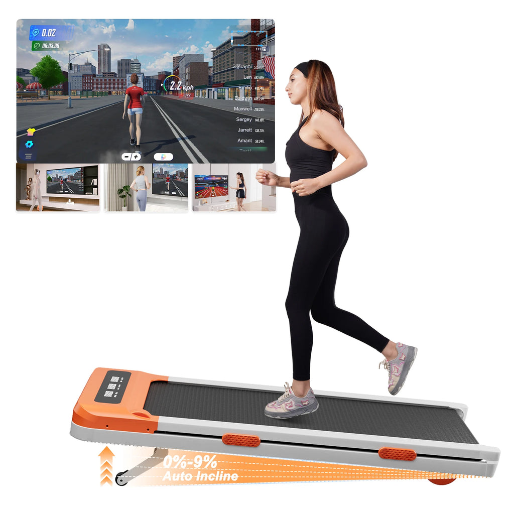 Tapis de marche peu encombrant